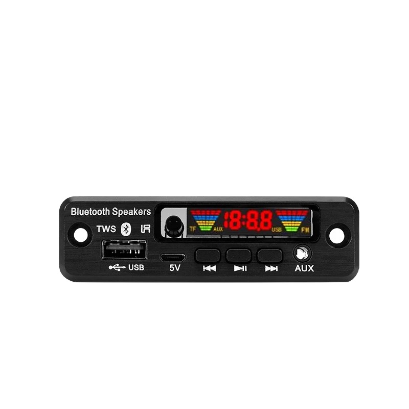 5,0 Bluetooth TWS декодирование APE без потерь, FM-радио, дисплей, литиевый беспроводной динамик, модуль усилителя мощности