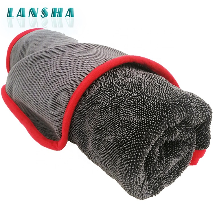 60*90CM Microfiber Twisted Loop Car Drying Towel