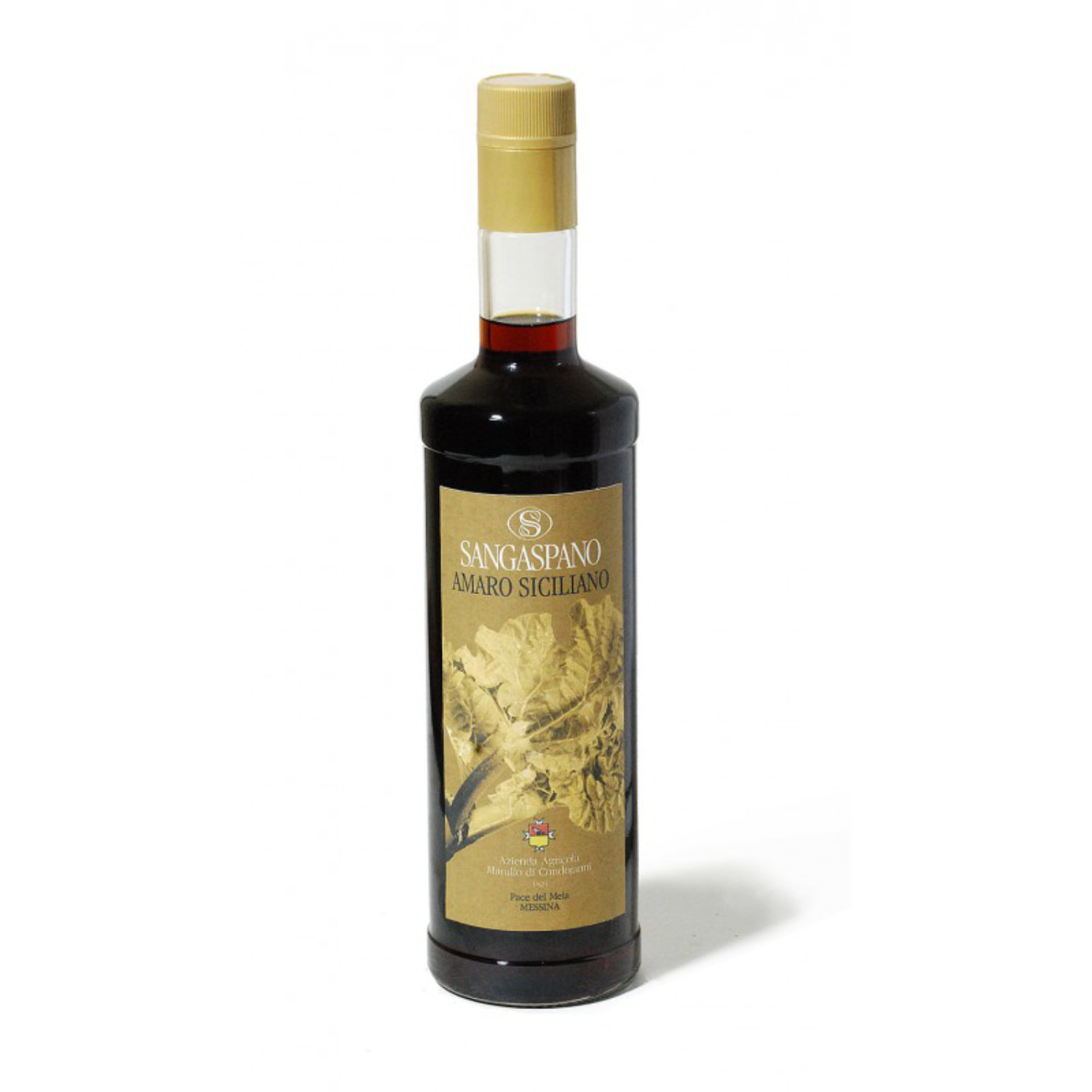 Лучшие итальянские продукты-традиционный ликер Amaro di Sicilia ликер в бутылке 500 г идеальный для пищеварения