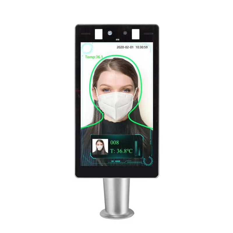 face recognition camera 7 inch Wireless facial recognition Imaging System Access Control Non-Contact Voice Alarm