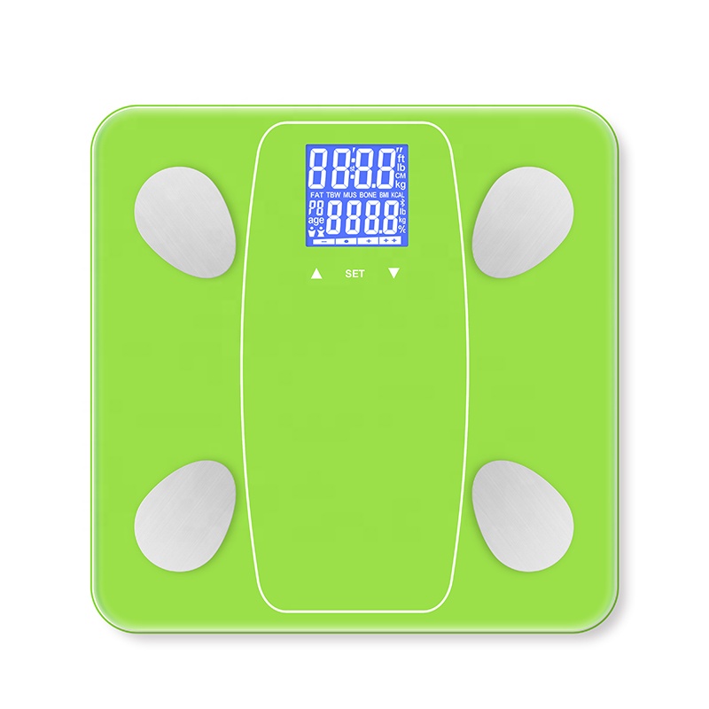 CE Rohs weight scales body fat analyzer BMI measurement bluetooth body fat scale smart household electronic body scale