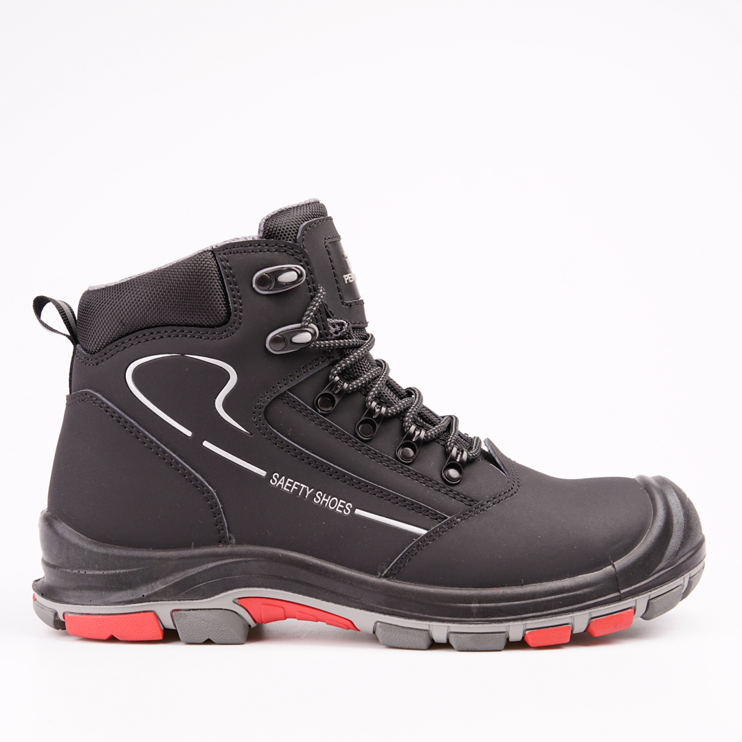 Anti-slip Rubber Outsole Construction Protective Toe Shoes Safety Work Footwear