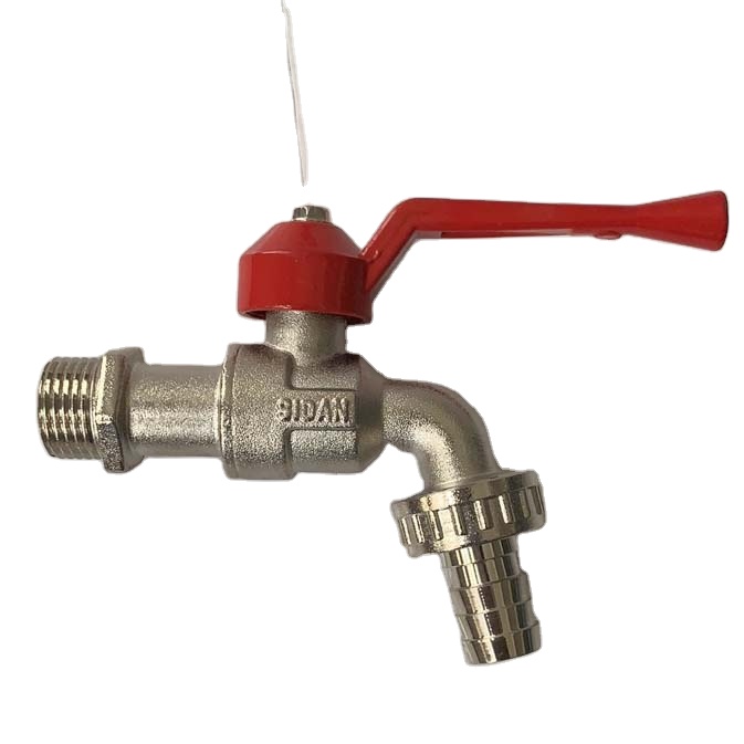 zinc alloy customized water tap iron ball bibcock faucet