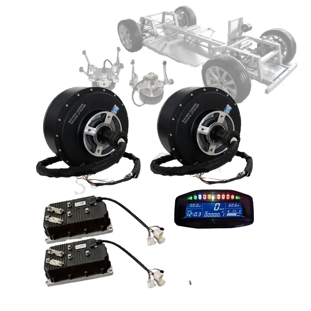 Электрический автомобиль Conversion Kit 12000 Вт 12kw 273 70 х 96V 130kph E-автомобиль мотор для центрального движения с сертификатом CE