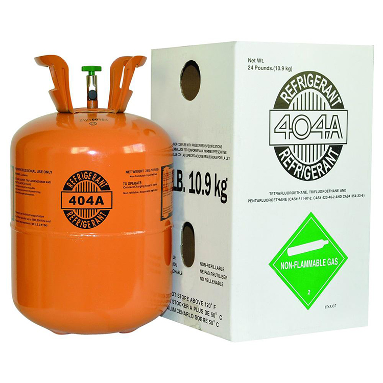 10.9kg fast freezing gas r404a refrigerants