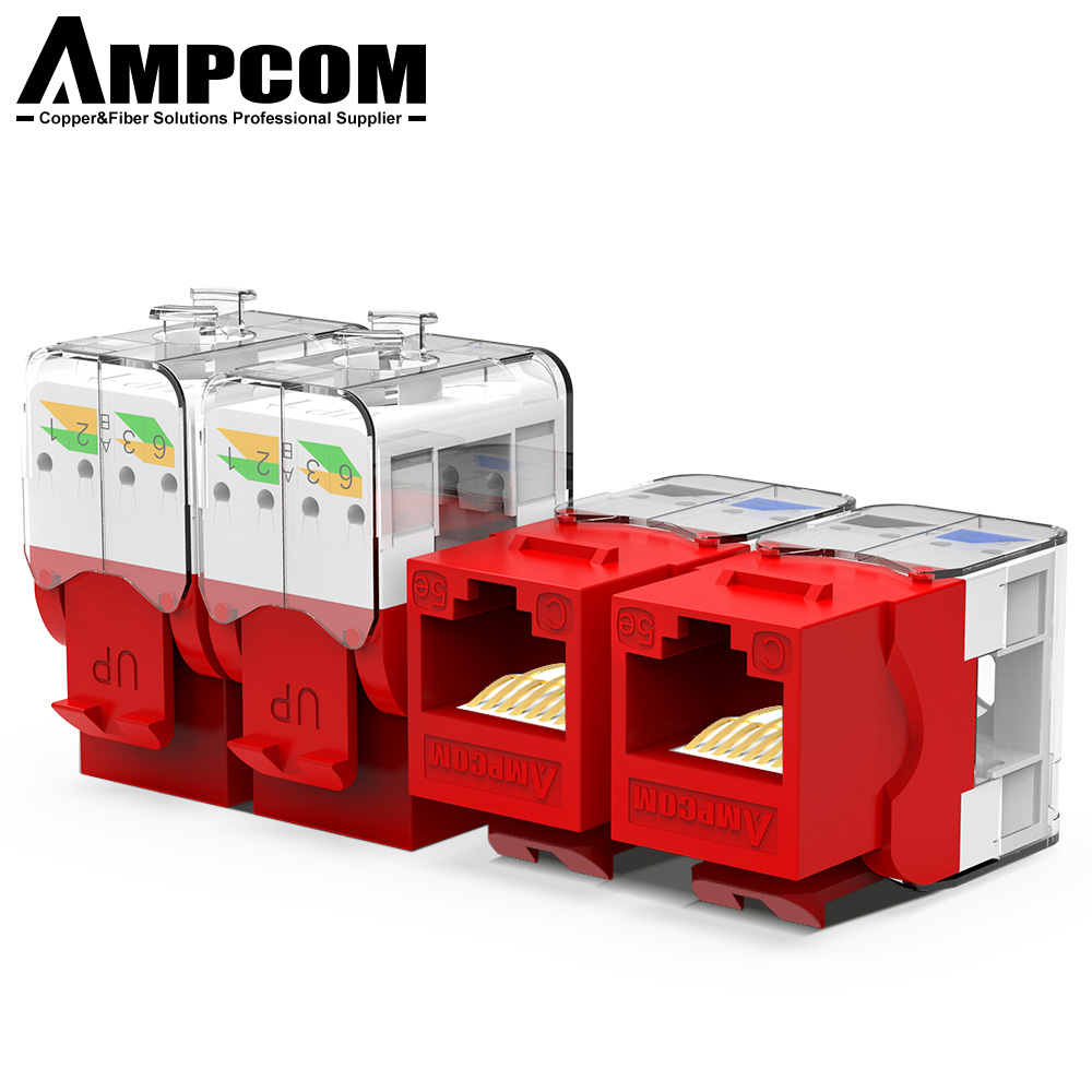 AMPCOM CAT5e инструмент без инструментов RJ45 UTP Keystone Jack, инструмент без отверстий, требуемый модуль соединителя