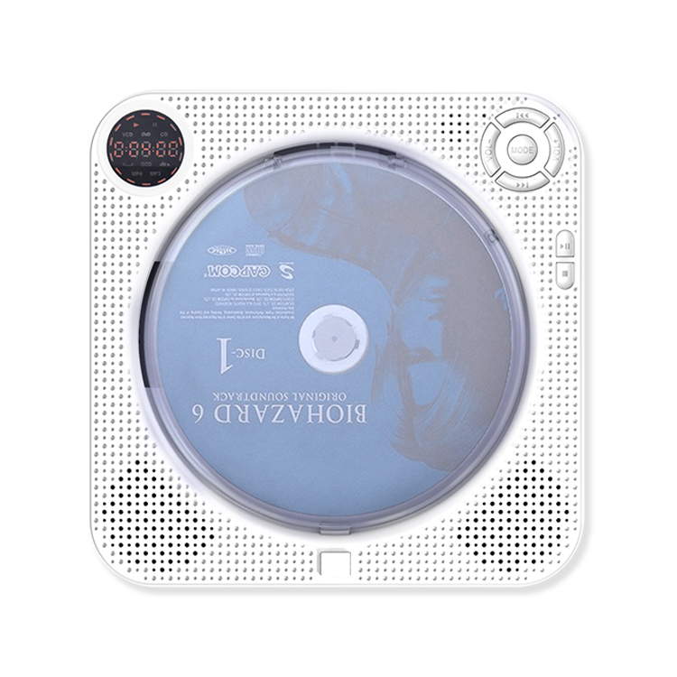 Горячая Распродажа 2021, настенный мини cd-проигрыватель, портативный cd-проигрыватель с выходом BT/FM/USB/AUX дисковый проигрыватель