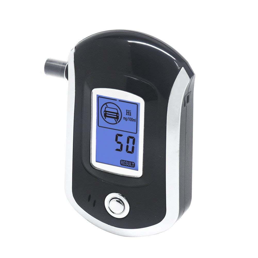 Mini Alcohol Tester Portable Breathalyzer Handheld Digital Breath Alcohol Tester With LED Screen