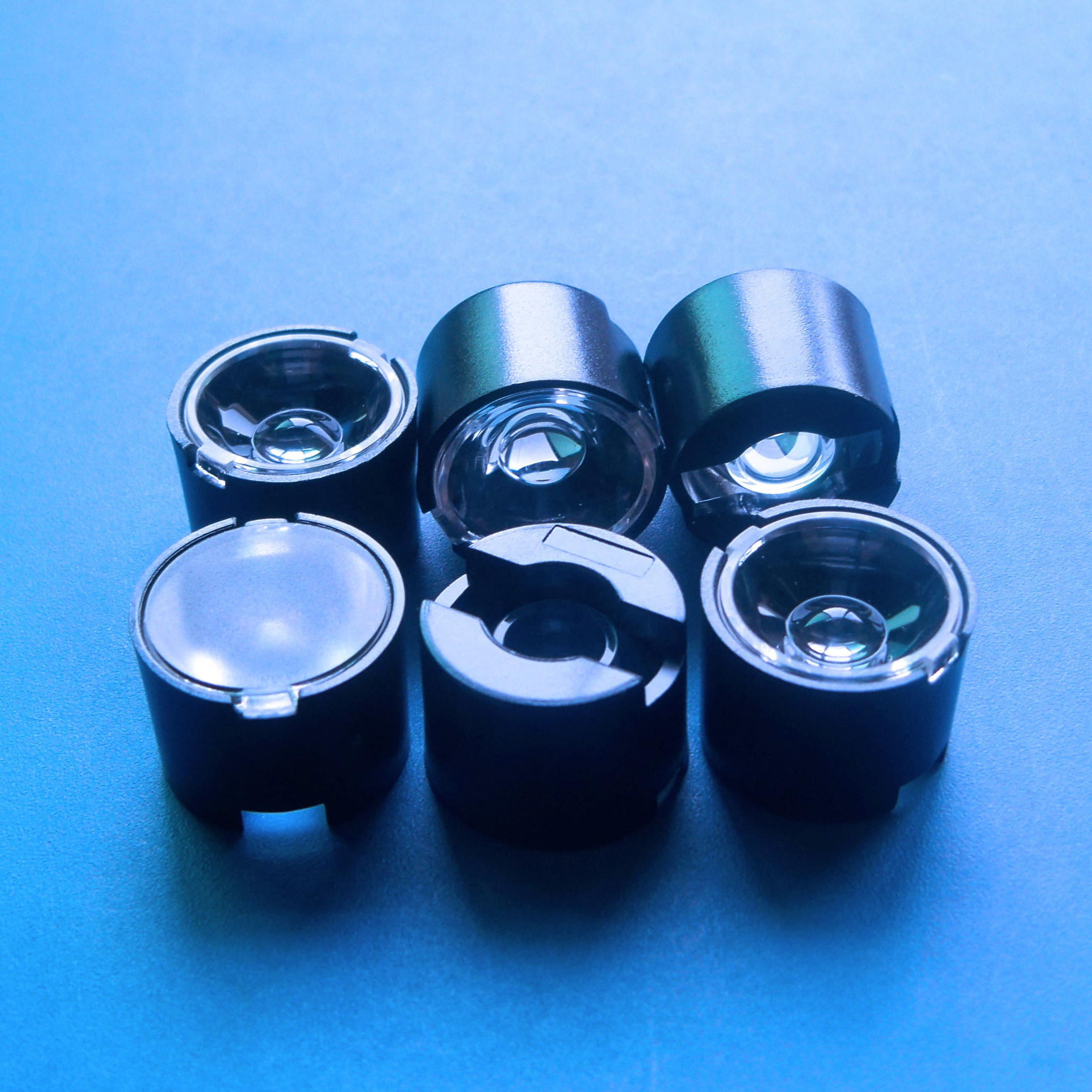 High quality 90degree 16.5mm with holder IR Led lens for Luxeon K2 Seoul P4 Edixeon Prolight LEDs HX-IR16-90
