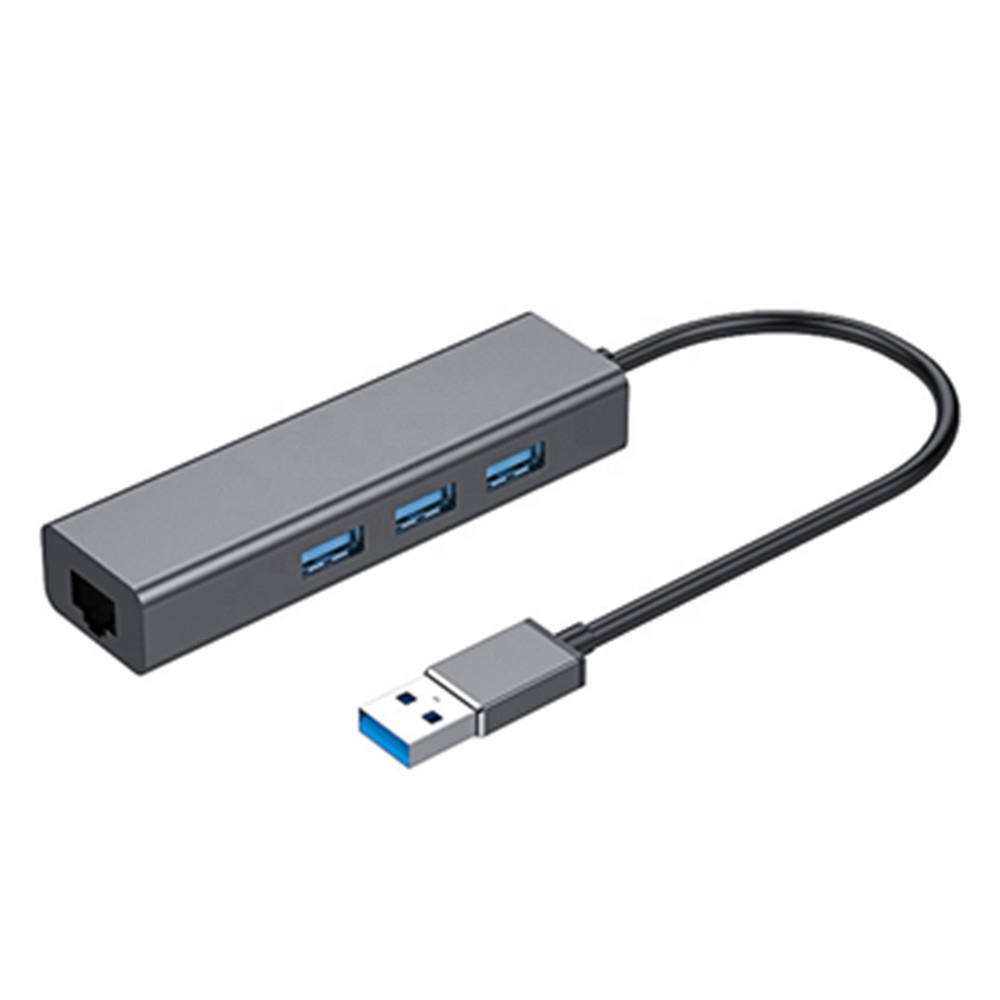 USB 3,0 RJ45 Gigabit Ethernet Сетевая карта с 3 USB 3,0 HUB для настольных ПК, ноутбуков и т. д.