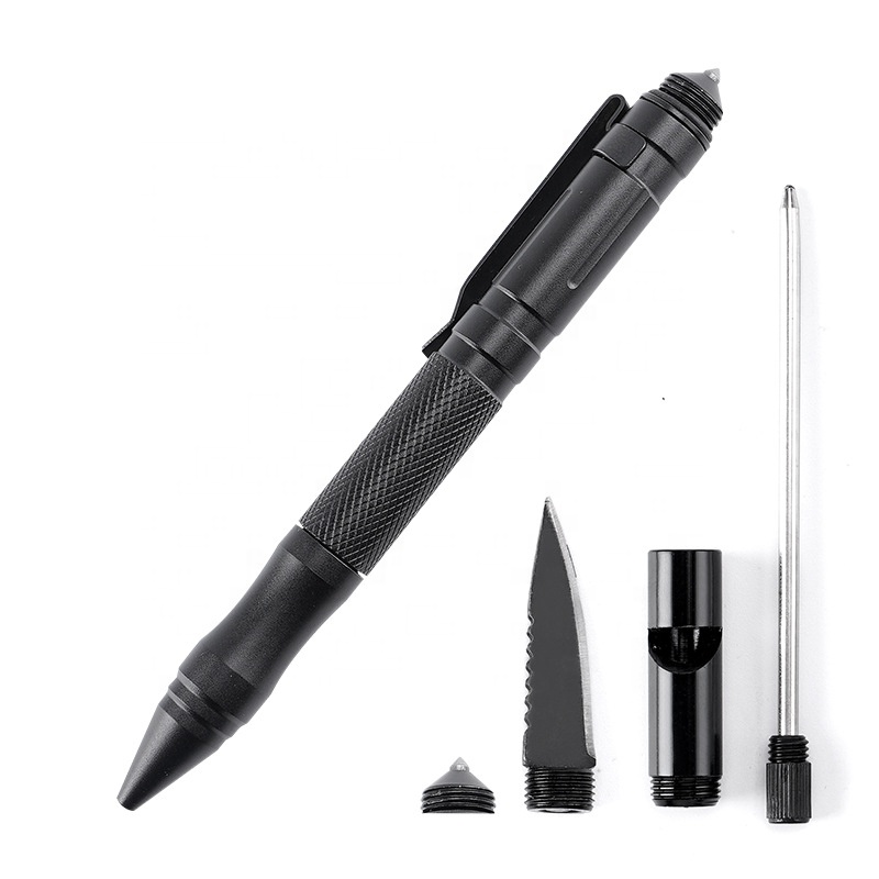 in Stock Professional Self Defense Pen Multifunctional Emergency Tungsten Steel Military And Police Tactical Pen Self Defense