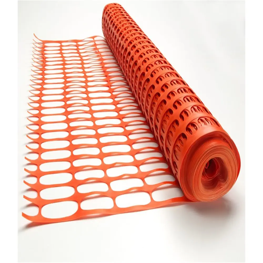 100gsm  plastic  Orange traffic safety barrier net fence