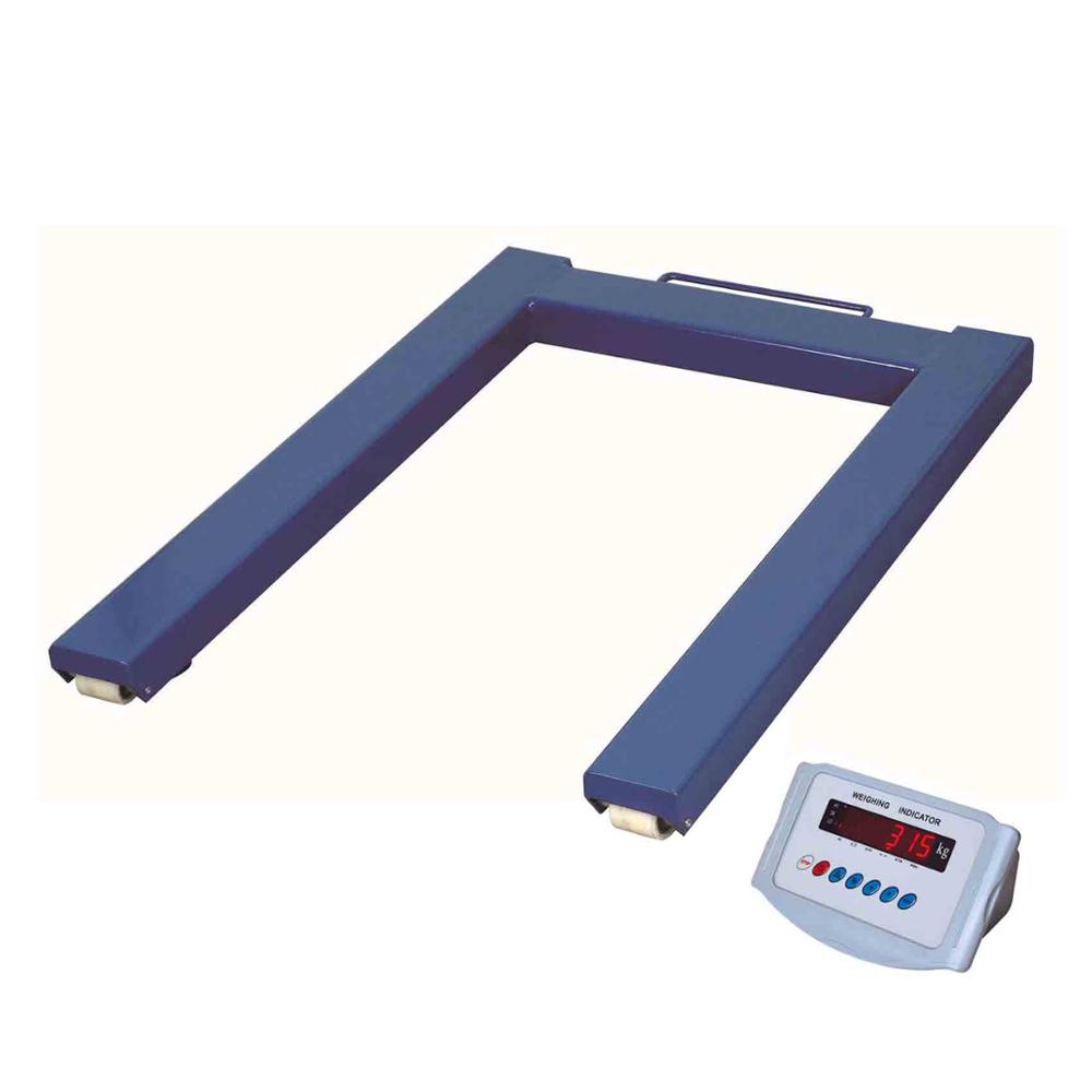 0.5-2t movable electronic floor U beam scale pallet jack