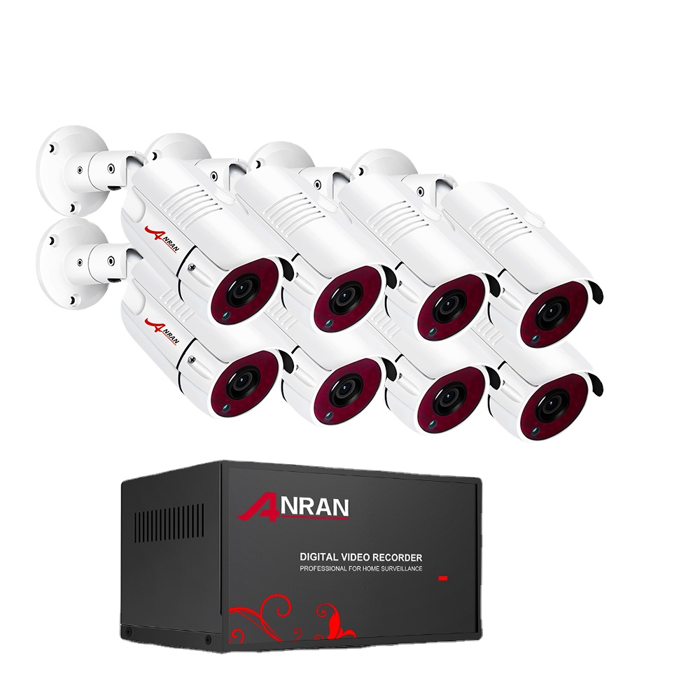 ANRAN 8CH система видеонаблюдения 8 шт 1080P наружная камера безопасности AHD DVR комплект День/Ночь домашняя система видеонаблюдения