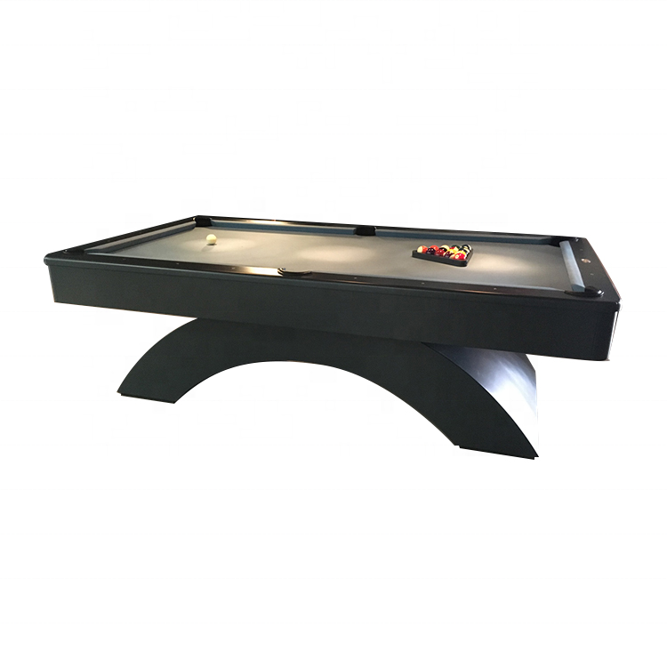 Professional Manufacturer solid wood Wool Cushion Rainbow leg slate bed pool Billiard Table