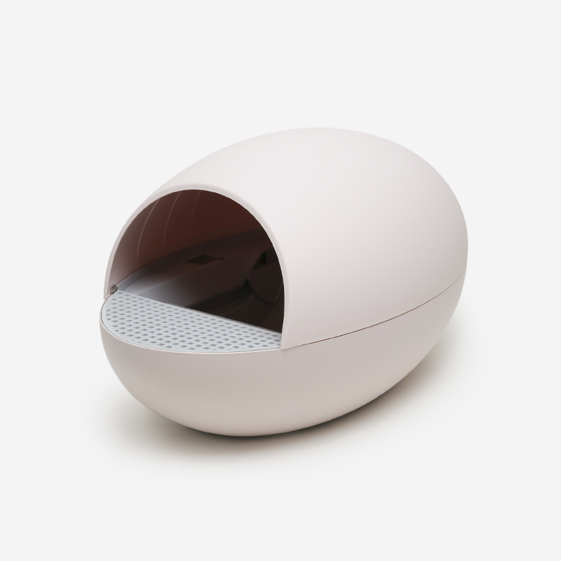 Wholesale high quality automatic half-hidden cat litter box for cat cleaning