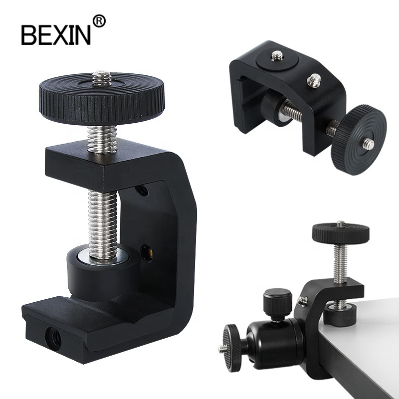 BEXIN цены по прейскуранту завода-изготовителя аксессуары для студийной фотографии Многофункциональный 1/4 "шаровой головкой адаптер Крепление C зажим для накамерной вспышки