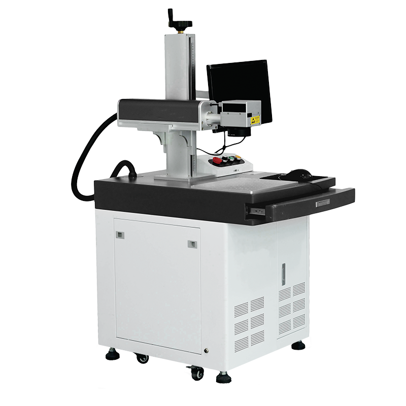 Professional 3D UV Visual marking machine 3W 5W glass bottle box pipeline fiber UV laser marking machine CNC marking machine