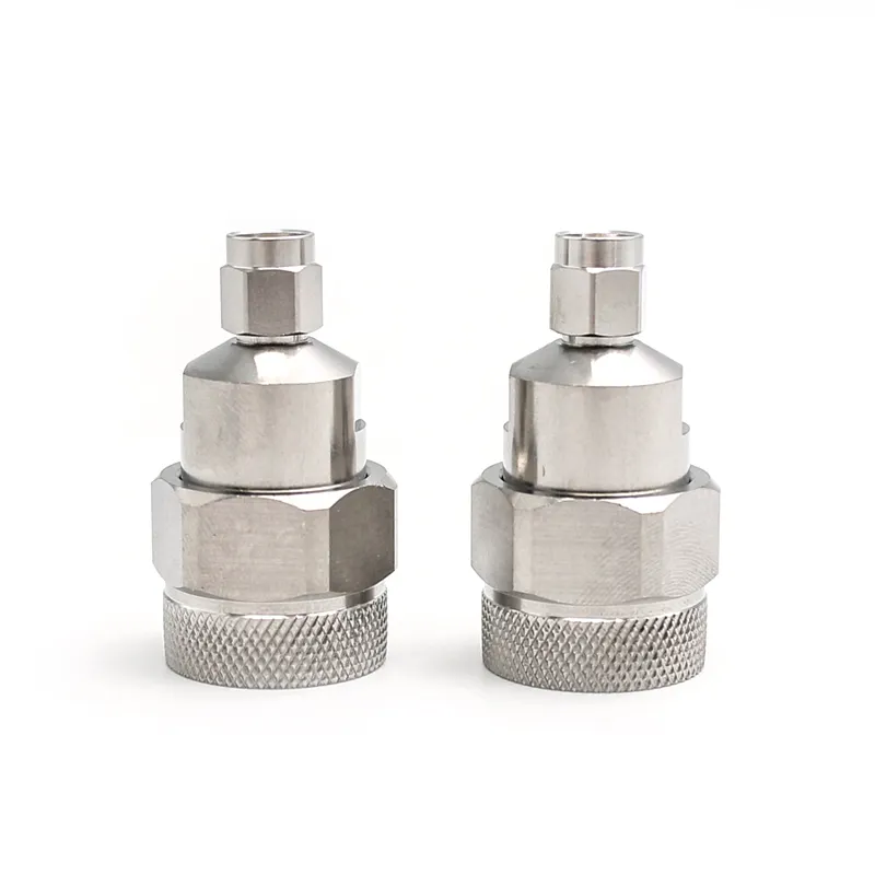 TRL Series RF Adapter Stainless Steel N Male To SMA Male