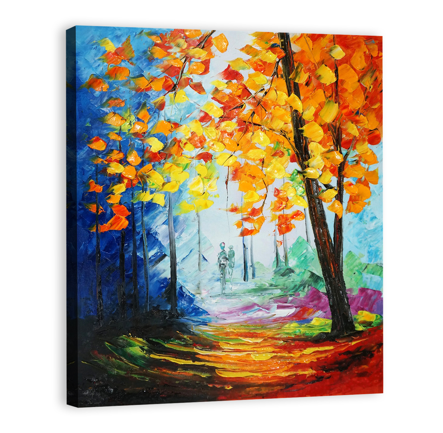 Picture custom wall art handmade oil painting decorative painting thick oil landscape painting made by top artists