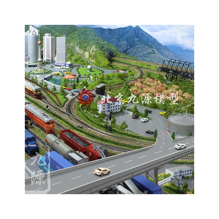 China Manufacturer Custom Railway Sand Table Train Track Railway Model