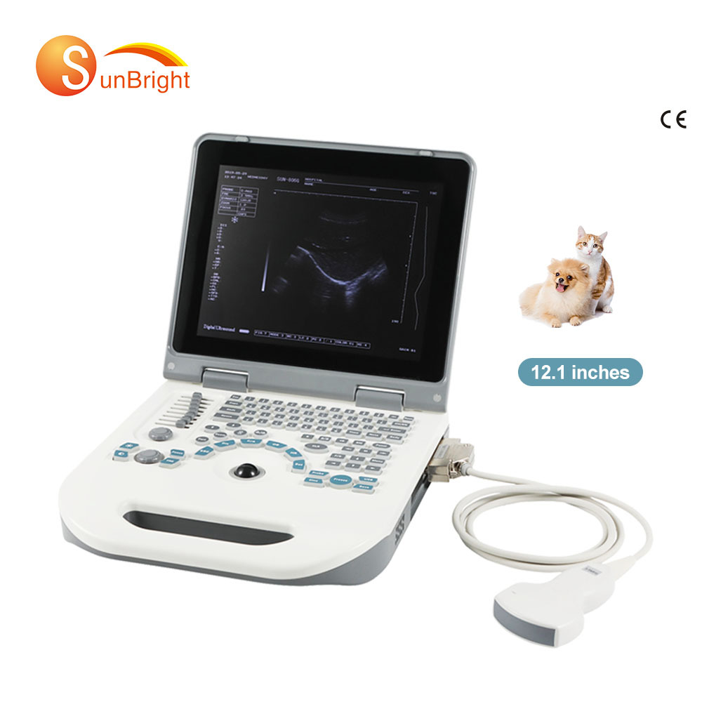 Digital ultrasonography machine/ portable 12.1 inches ultrasound machine for Veterinary ultrasound