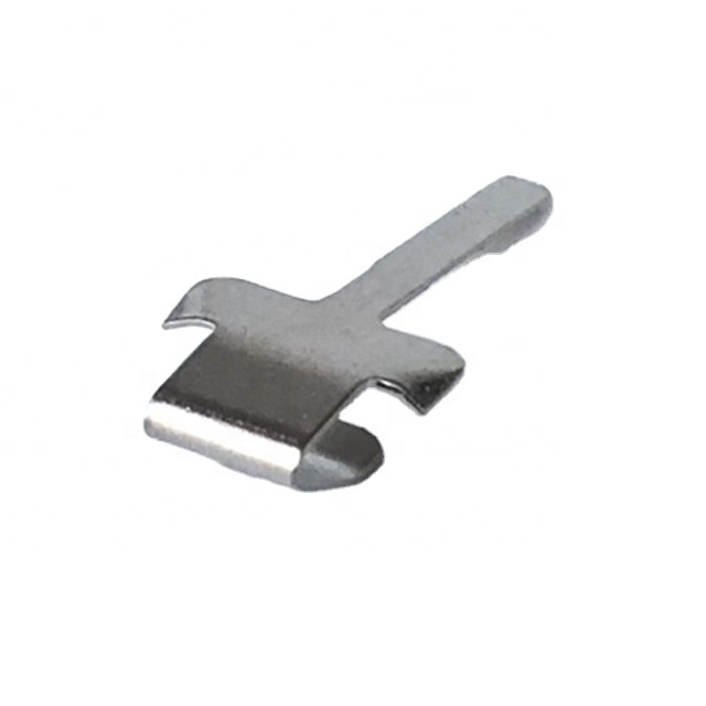 Custom Folding Sheet Metal Clip Industrial Bending Parts with Powder Coating and Painting for Money Clip Belt Clip Stamping