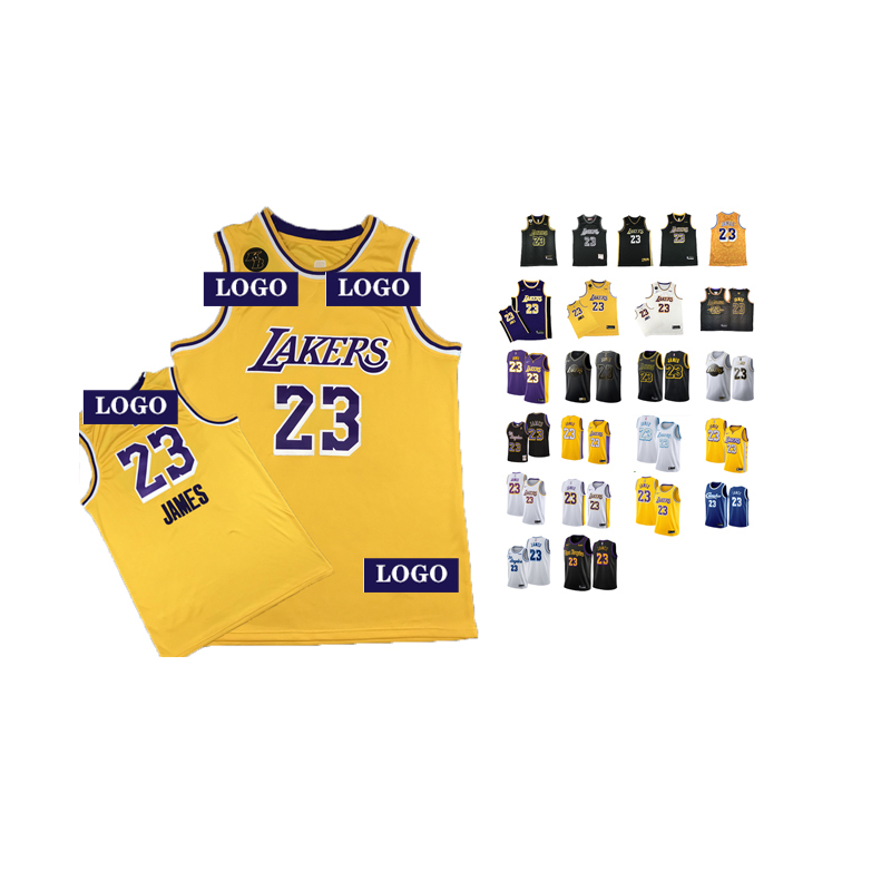 Мужской баскетбольный игрок LA KB logo 2021, Джерси 23 lebron james laker