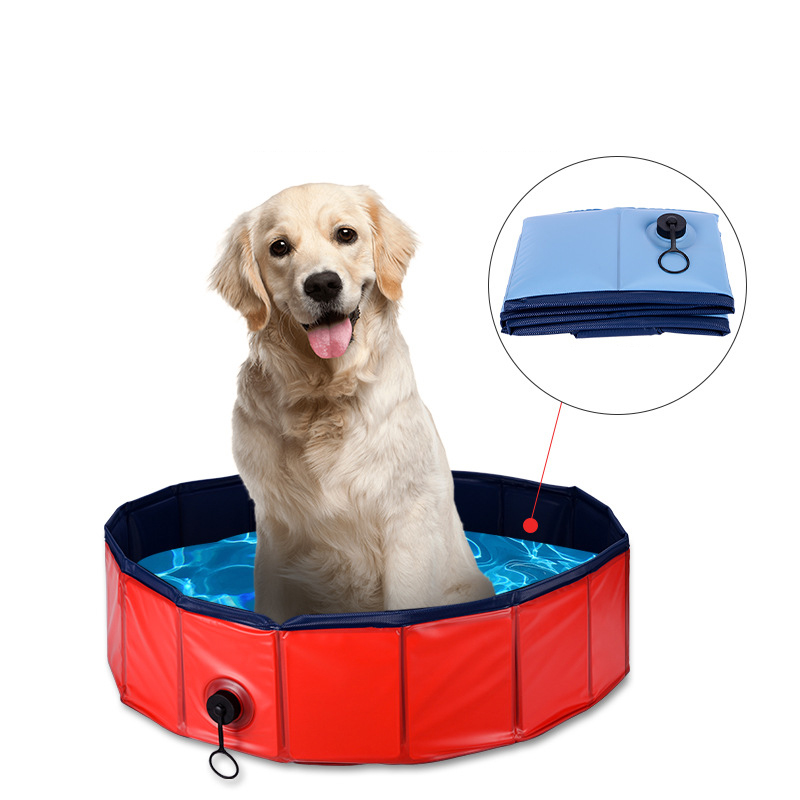 Factory direct sale portable outdoor swimming pool foldable dog pet bath foldable bathtub cats  dogs and children