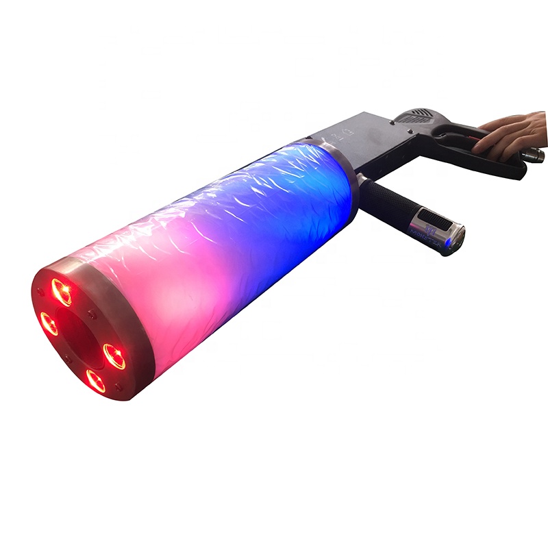 Ручной светодиодный СО2 пистолет RGB струйная машина спецэффекты СО2 dj сценический пистолет