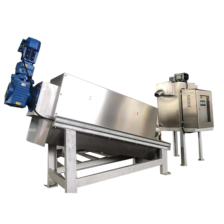 stainless steel sludge dehydrator for waste water treatment plant