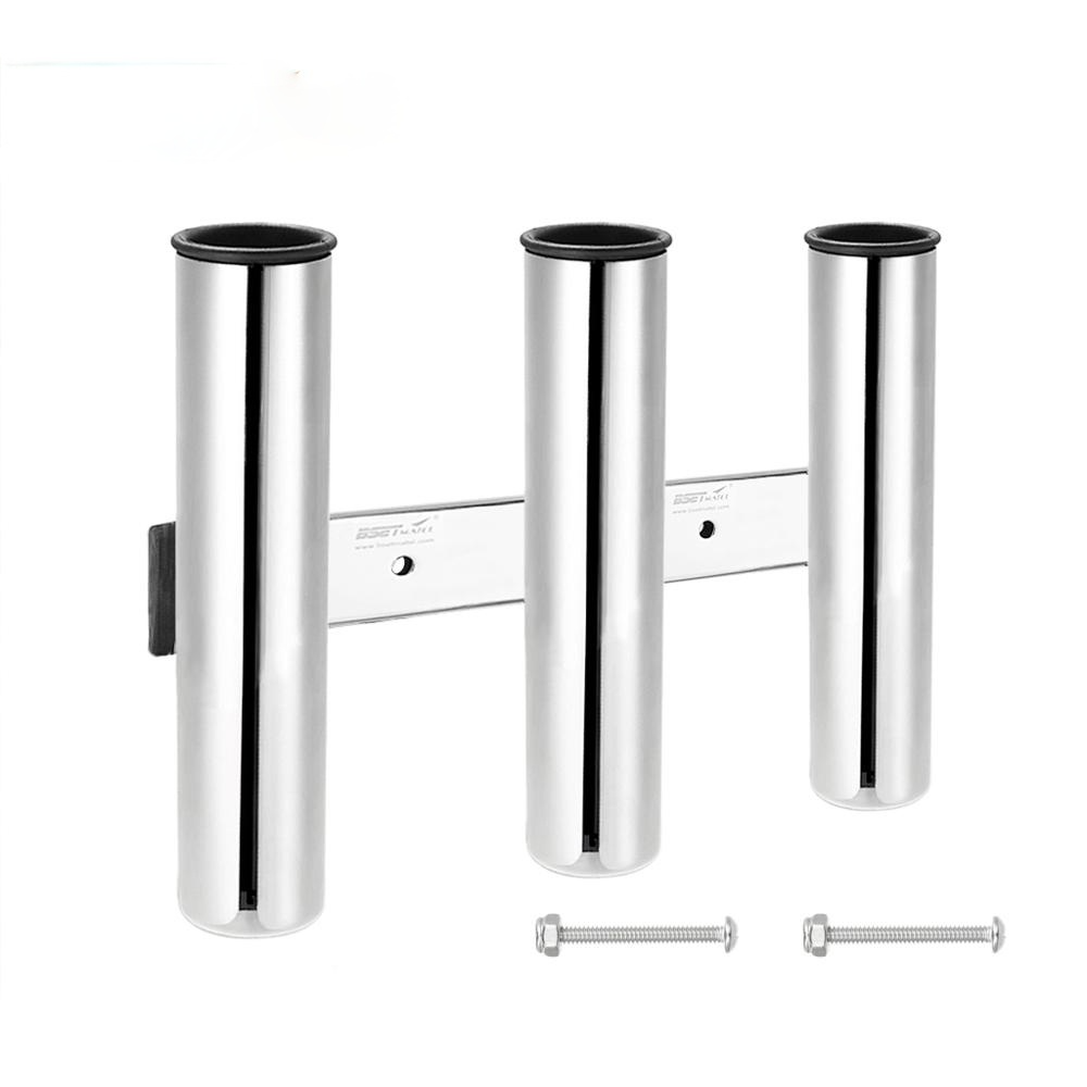 3 Tubes Link stainless steel 316 fishing rod holder fishing rod rack socket for marine fishing box kayak boat yacht