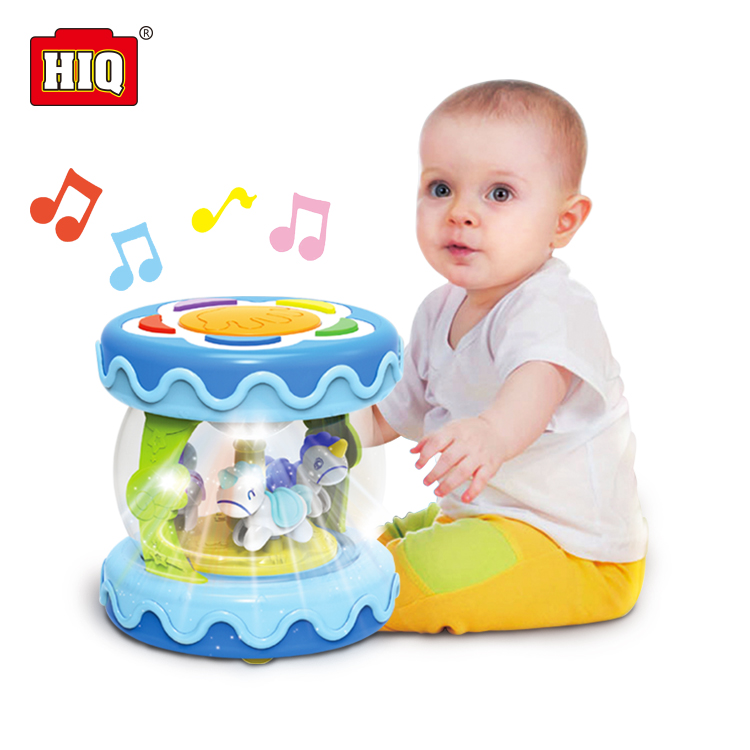 Новый обучающий барабан с музыкой/светом/музыкой детские игрушки