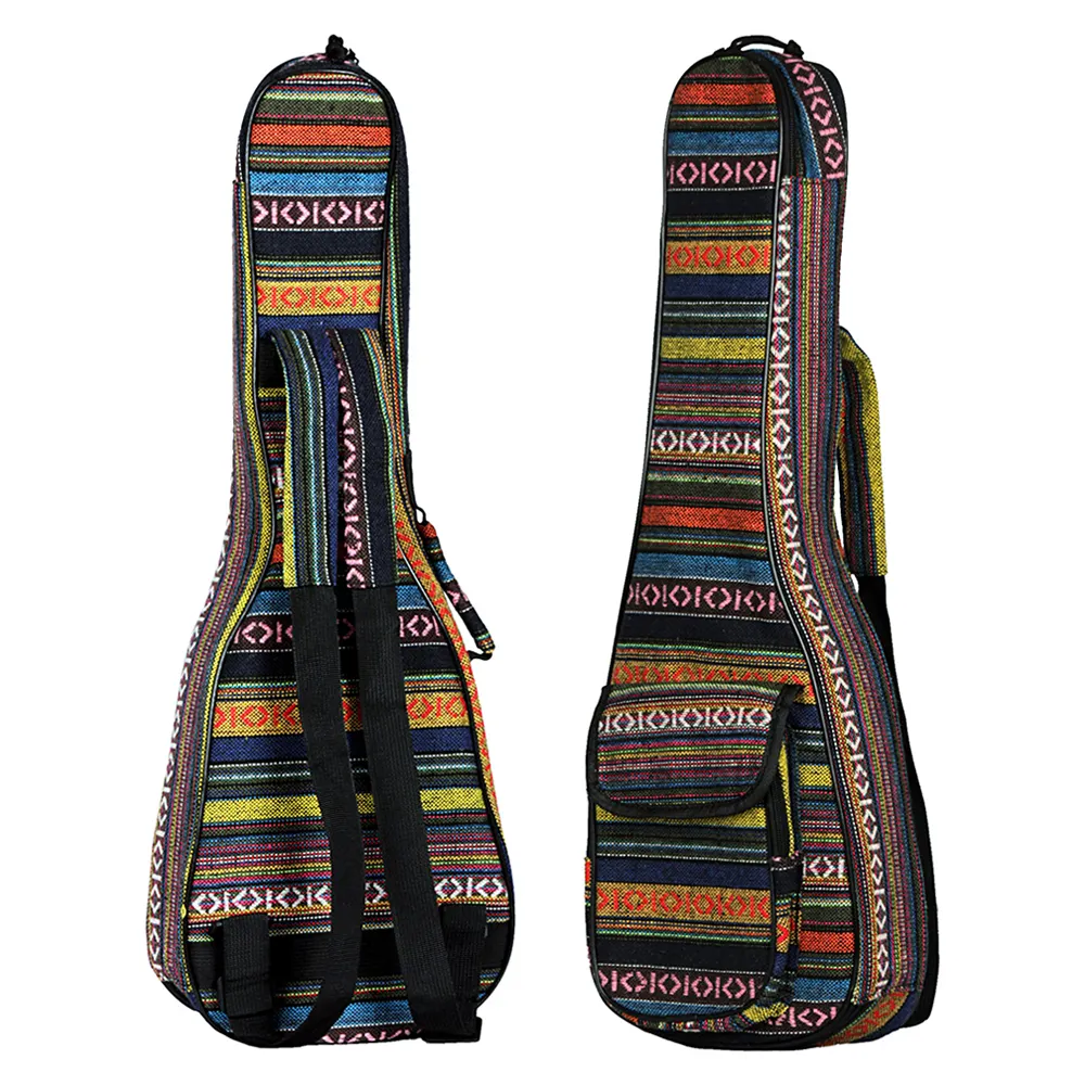 IRIN 23 Inch High Quality Ethnic Style gig Guitar Ukulele Bag Backpack portable Carrying Case