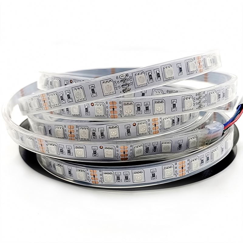 Tiras Luz LED RGB 5050 Tiras ламп ledplop LED RGB 5 м Светодиодные полосы света для украшения