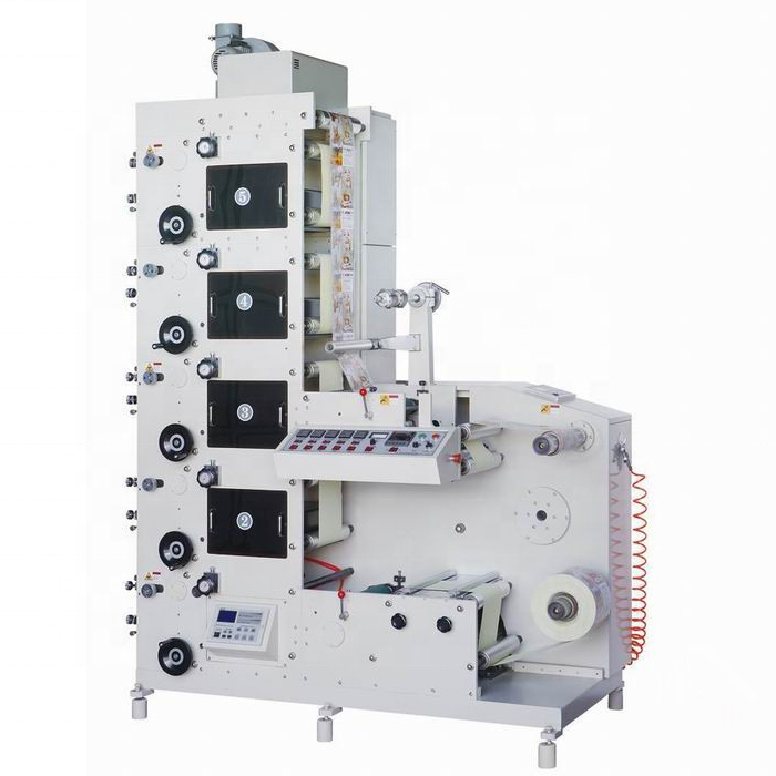 RTRY-480E self adhesive label printing machine paper cup label printer price