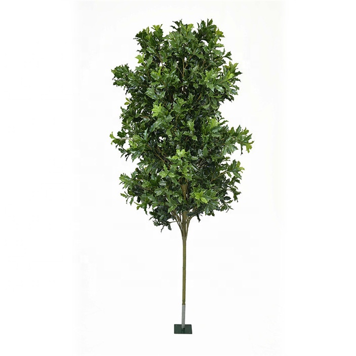 Hourpark green plants high quality fiber glass plastic outdoor indoor large artificial tree