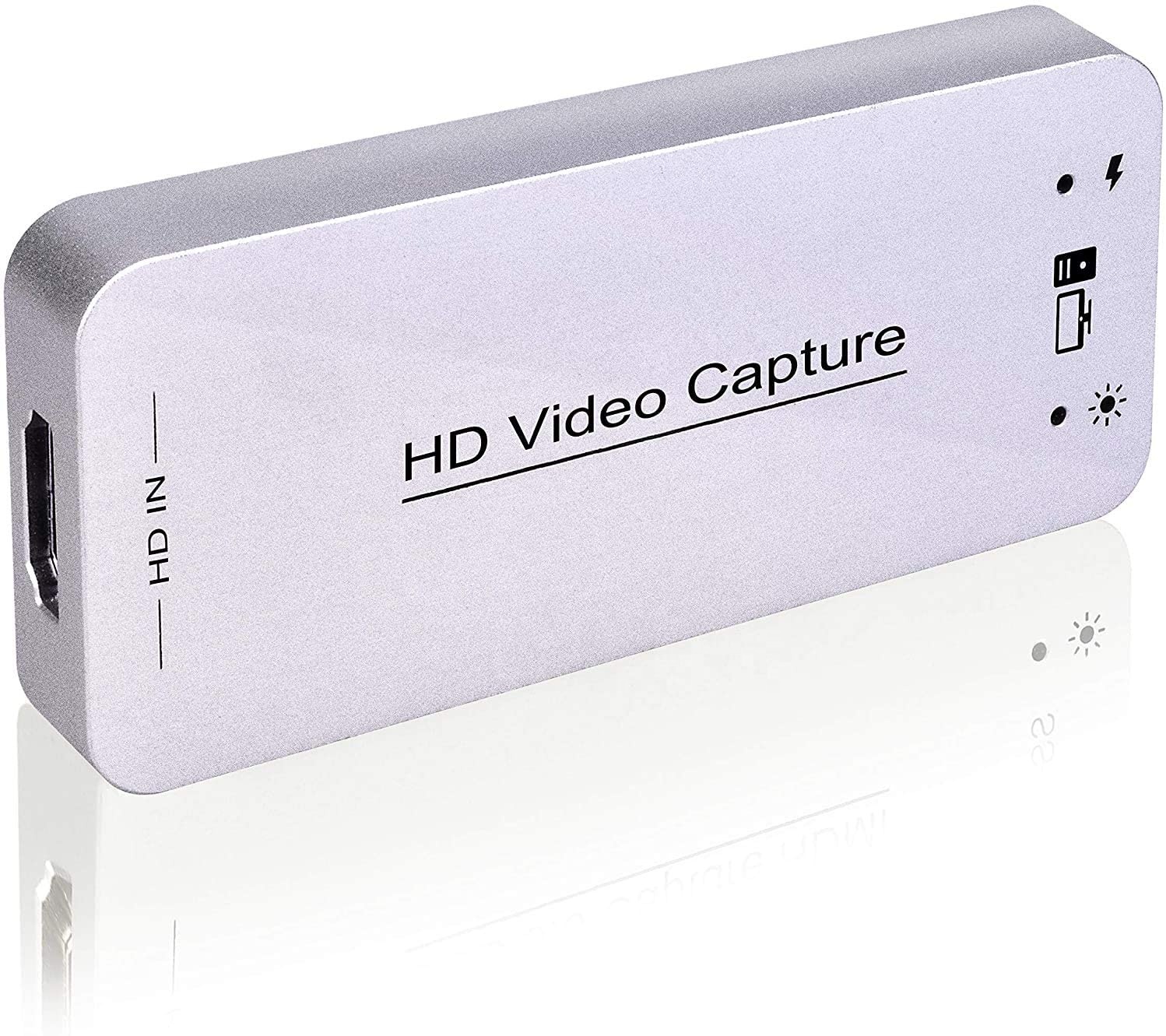 USB Capture HDMI Video Card, Broadcast Live Stream and Record, HDMI to USB Dongle Full HD 1080P Live Streaming Video Game