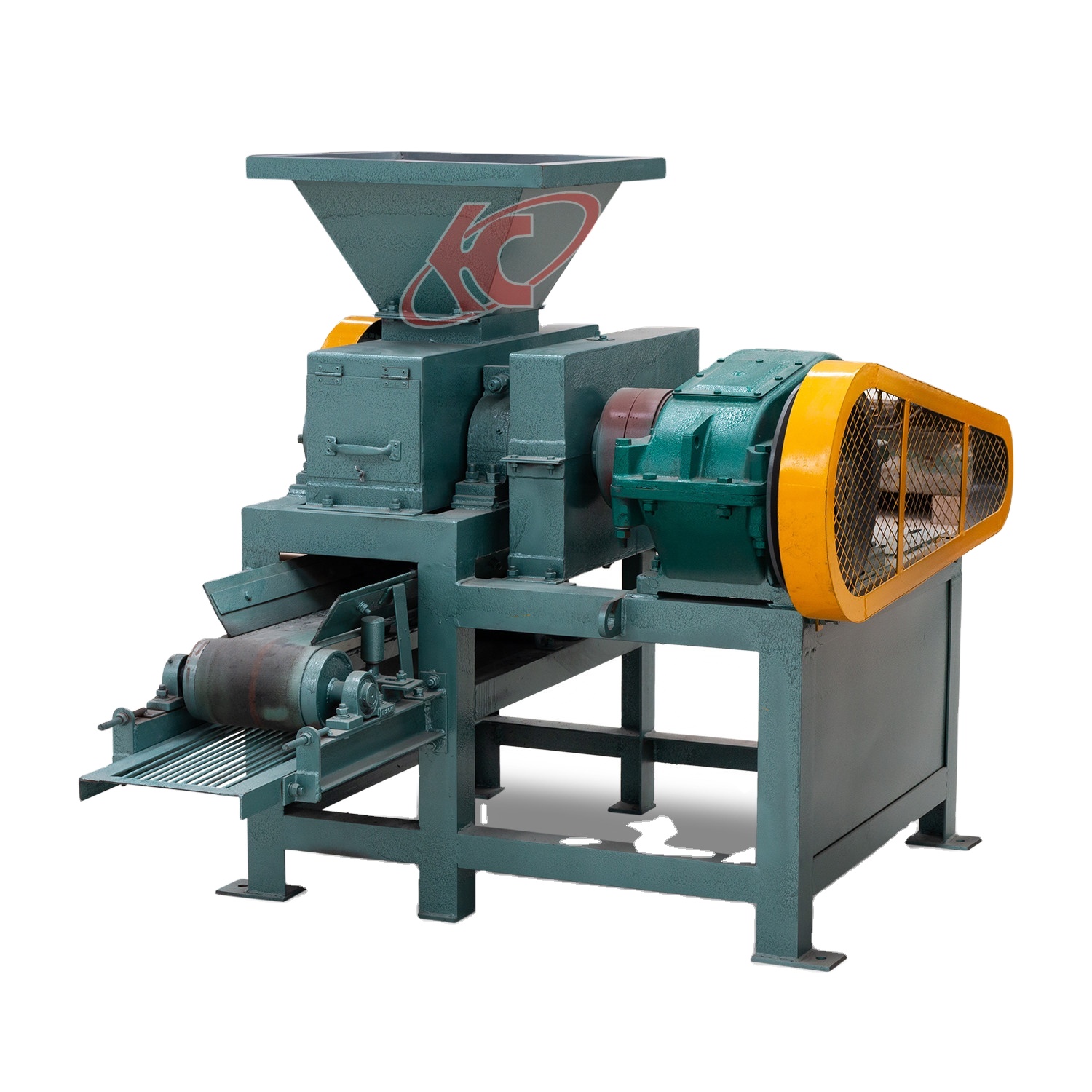 High pressure 2--3 TPH iron ore briquette machine