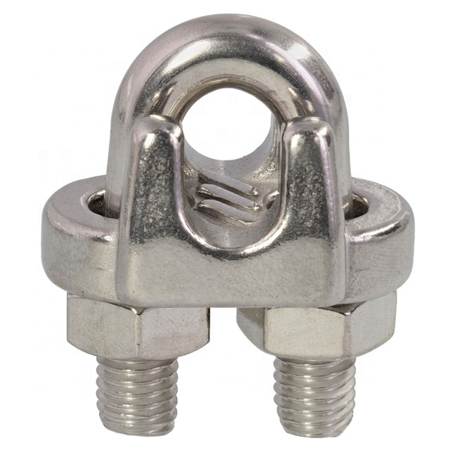 Electrical Galvanized DIN 741 Malleable Wire Rope Clip