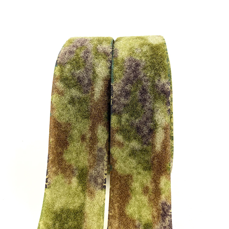 Customize MIL-SPEC Premium Polyester Camouflage Army Hook And Loop Strap