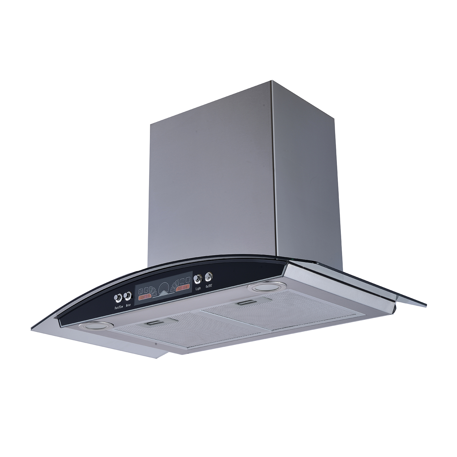 Middle East Market kitchen use black tempered glass china kitchen hoods for sale