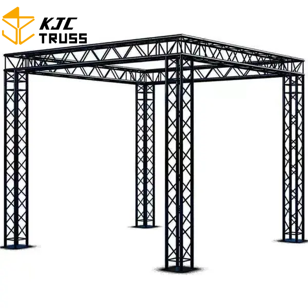 Сверхпрочная алюминиевая рама для ступенчатой стойки, ферма, квадратная коробка, ворота, ферма с простой системой подъема