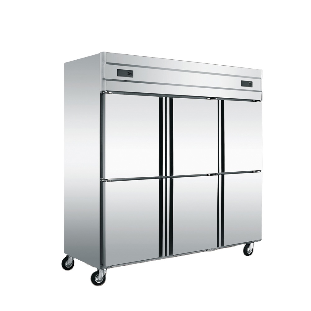 mechanical freezer temperature control kitchen freezer with multi-layer large capacity commercial freezer