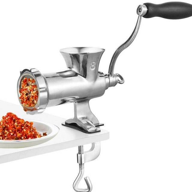 Stainless Steel Household Commercial Safe Operation Multi-function Meat Grinder Stainless Steel Meat Grinder