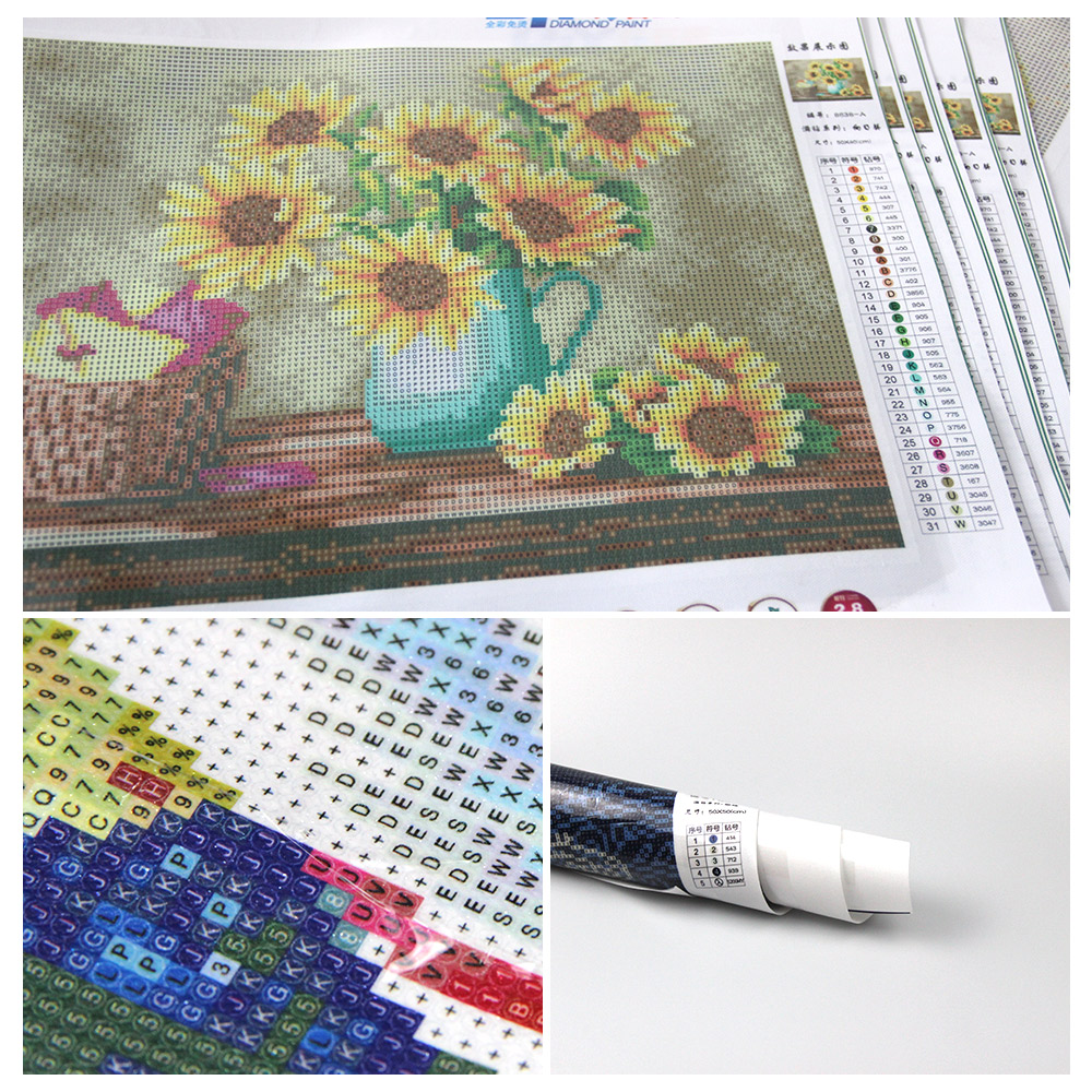 Custom Crystal Diamond Painting Accessories Starry Night Landscape Diamond Painting