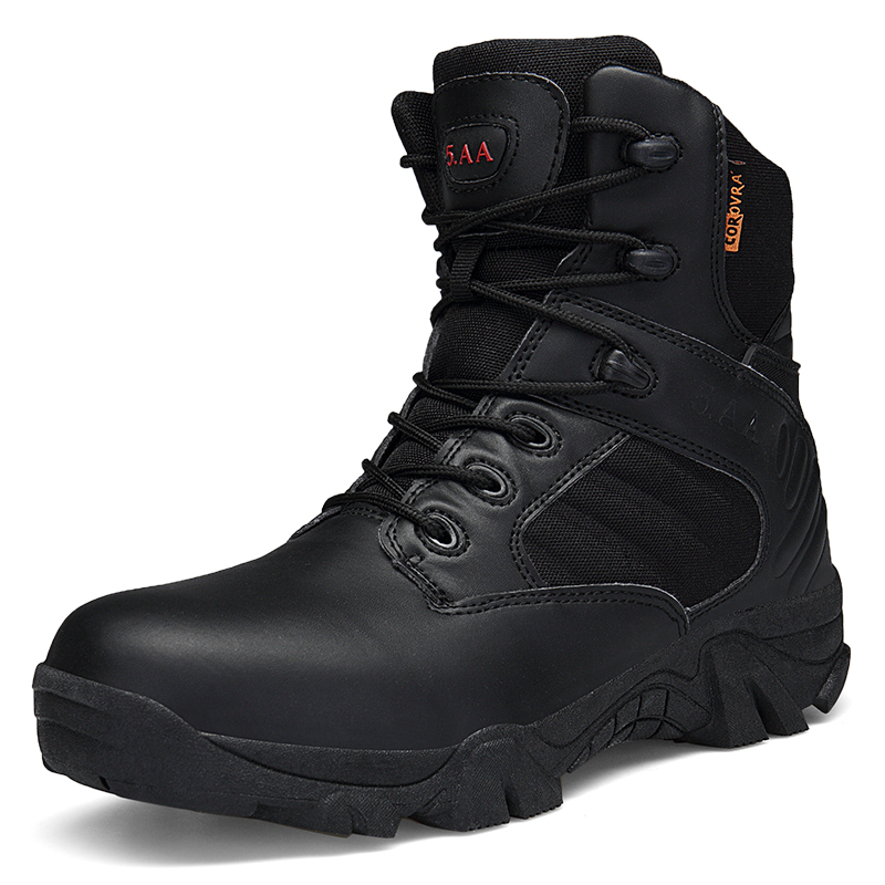 New Hot Sale Mens Boots Desert Zippers Combat Military Hunting For Men