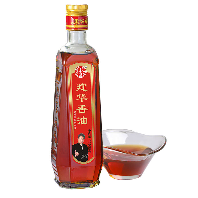 Sichuan Jianhua sesame oil hot pot oil dish seasoning Household classic sesame oil 450ml
