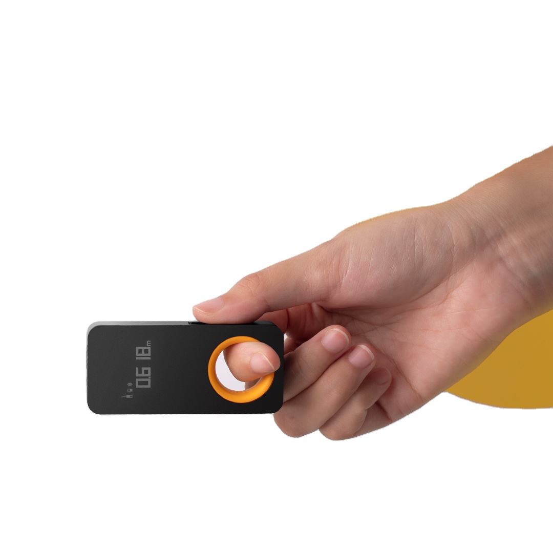 Лазерный измеритель HOTO, цифровой измеритель расстояния, с зарядкой от USB, Диапазон действия 30 м