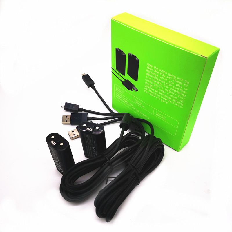 1800mah аккумуляторная батарея зарядное устройство для Xbox те беспроводной пульт дистанционного управления с usb кабель 3 м